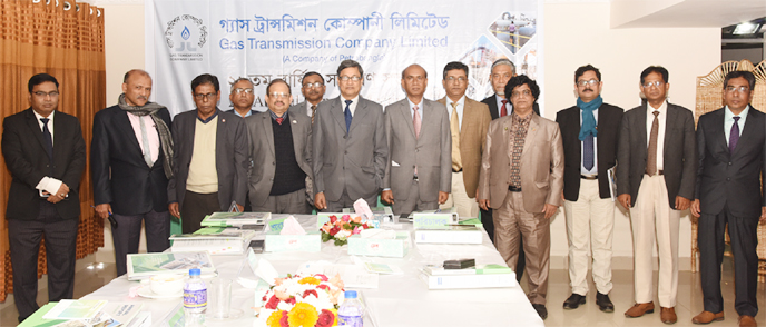 Shareholders and Directors of Gas Transmission Company Limited (GTCL), poses for photograph at its 26th AGM at MeghBari Resort in Kaliganj in Gazipur on Saturday. During the FY 2018-2019, the company earned an amount of Tk. 997.65 crore revenue by transpo