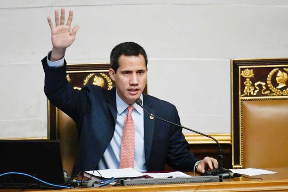 Venezuela's 'acting president' seeks parliamentary re-election.