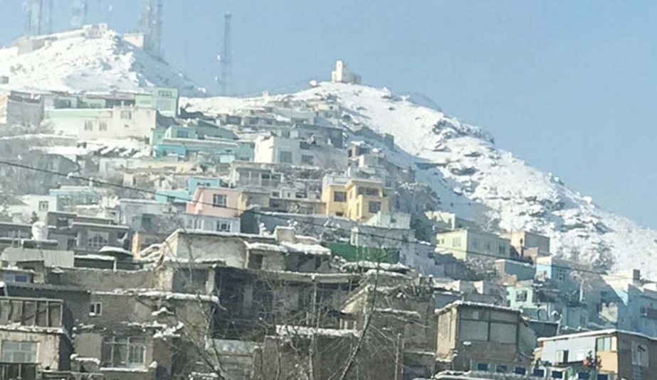 Villages in most parts of Afghanistan received heavy snow fall due to plunging temperatures.