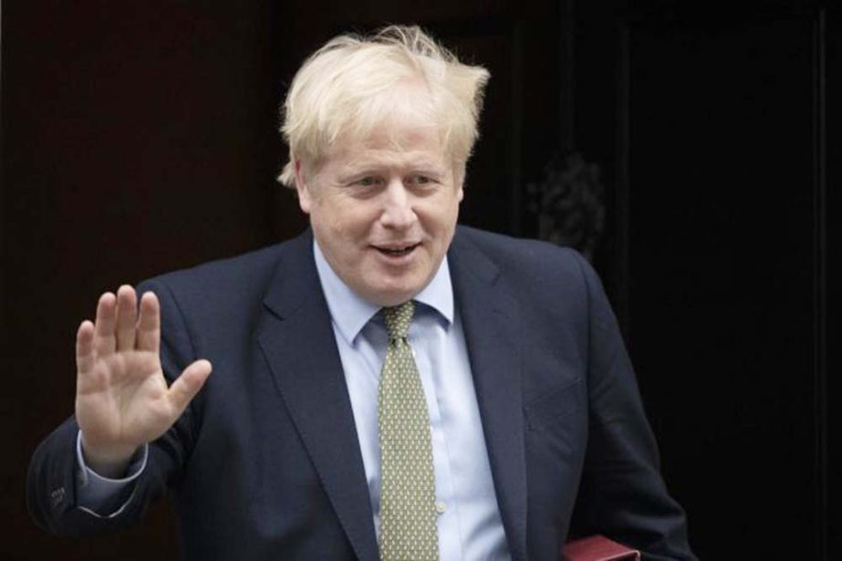 British Prime Minister Boris Johnson hailed "an historic time"" for Northern Ireland ahead of a visit to the province on Monday to mark the reopening of its power-sharing government after three years of deadlock."
