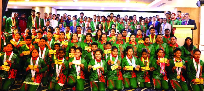 Mutual Trust Bank Limited (MTB), accorded reception to the Special Olympics Bangladesh team who participated in Special Olympics World Summer Games 2019 held in Abu Dhabi in March 2019. Syed Mahbubur Rahman, CEO of the bank attended the ceremony at Samson