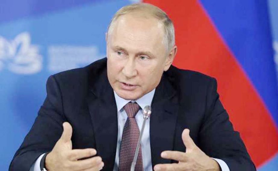 Vladimir Putin had said that he wanted more authority transferred to parliament from the President. AP file photo
