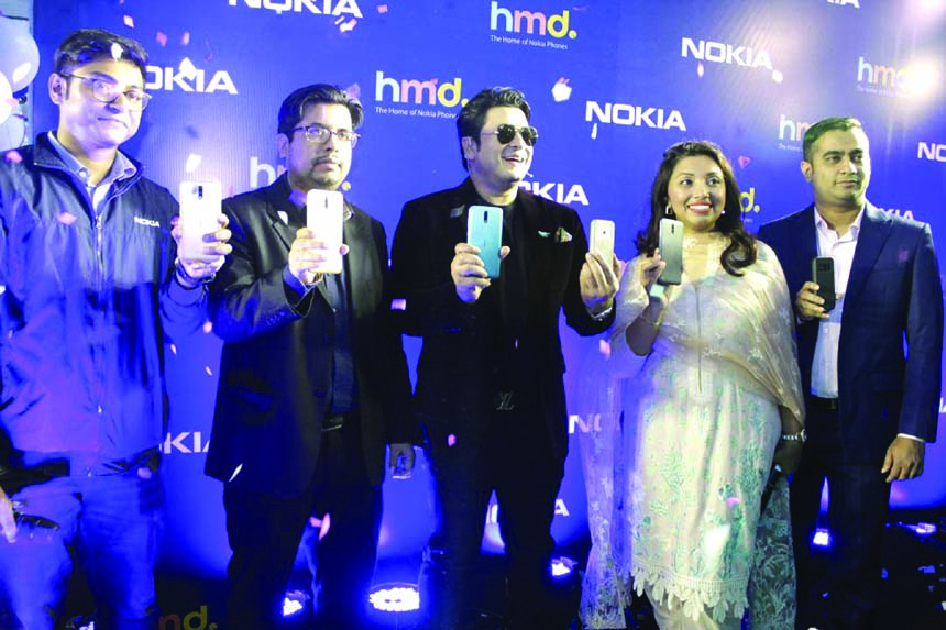 HMD Global, Bangladesh on Thursday launched Nokia 2.3 Smart Phones for local market at a ceremony held at Nokia Phone Stall at the Dhaka International Trade Fair. Bangladeshi film actor and producer Ferdous Ahmed, Head of Marketing and Head of Sales Opera