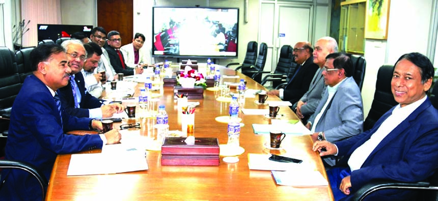 As a part of regular meeting among the Chairman and Managing Directors in every quarter of the State owned commercial banks held at the head office of Sonali Bank Limited to enhance mutual cooperation between the four state-owned commercial banks. It was