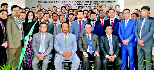Md Quamrul Islam Chowdhury, CEO of Mercantile Bank Limited, attended at a day long workshop on 'BASEL Core Principles' at the bank's training institute in the city recently. 52 officers and executives from different branches of the bank participated in