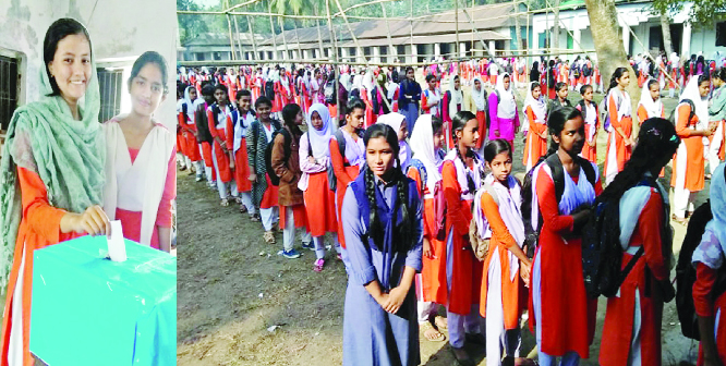 GOURIPUR (Mymensingh): The Students' Cabinet Election was held at Gouripur Pilot Girls' High School on Saturday.