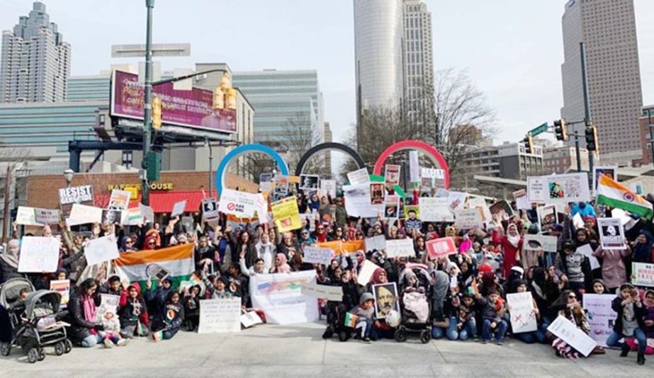 Indian-American protesters held peaceful rallies and marches in various US cities against Citizenship Law.