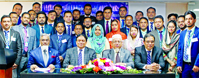 Abdul Aziz, AMD of First Security Islami Bank Limited, attended its 9-day long training program on 'Foreign Exchange and International Trade Financing' at its training institute in the city recently. Md. Ataur Rahman, Principal and Muhammad Lutful Haque