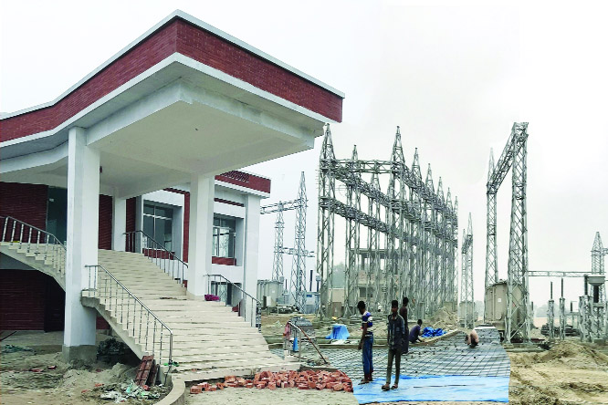 BHANGURA (Pabna): The construction of Bhangura sub-station of Palli Bidyut at a cost of Tk 60 cr has been completed and other works are nearing completion.