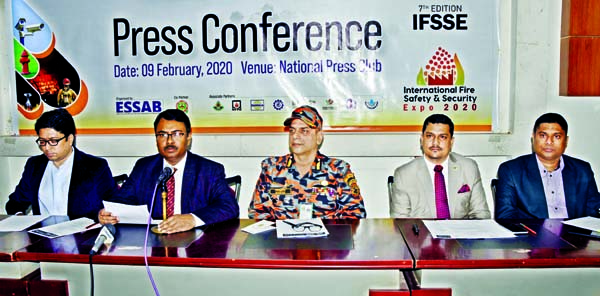 Electronics Safety and Security Association of Bangladesh ( ESSAB) organised a press conference marking the 3-day long International Fire Safety and Security Expo at Jatiya Press Club yesterday . DG of Fire Service and Civil Defense Brig Gen Brig Gen