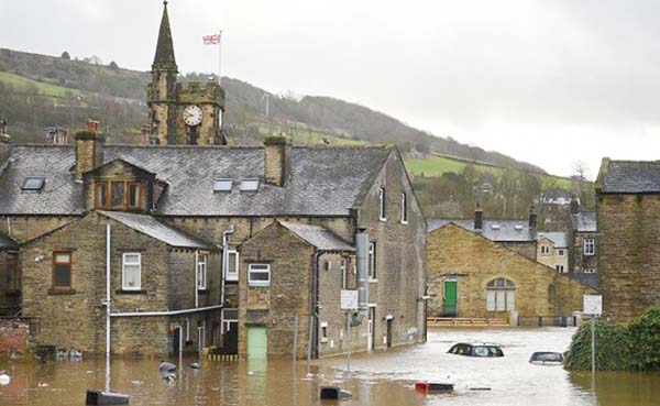 More than 170 flood warnings remained in place early Monday, mostly across northern England and along the southern coast