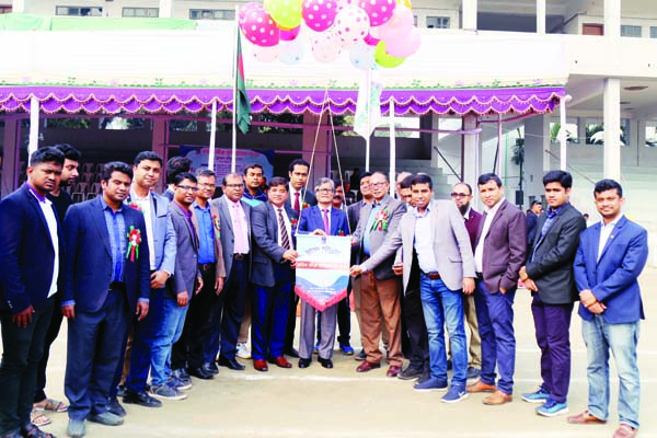 Pro-Vice-Chancellor (Administration) of Dhaka University (DU) Professor Dr Muhammad Samad formally opens the Annual Sports Competition of Dr Muhammad Shahidullah Hall of DU as the chief guest at the Central Playground of DU on Sunday. Provost of th