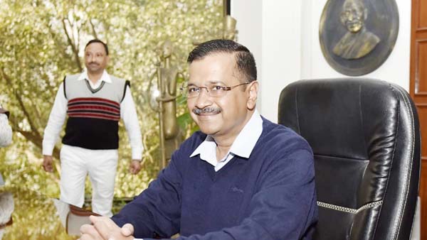 Arvind Kejriwal took charge as Chief Minister of Delhi on Monday.