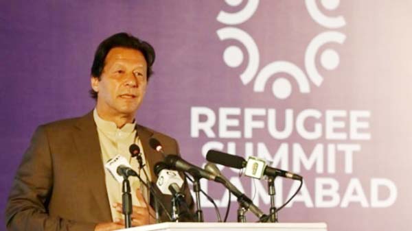 Pakistani Prime Minister Imran Khan insisted Monday that his country is no longer a militant safe haven, and said his administration fully supports the Afghan peace process.