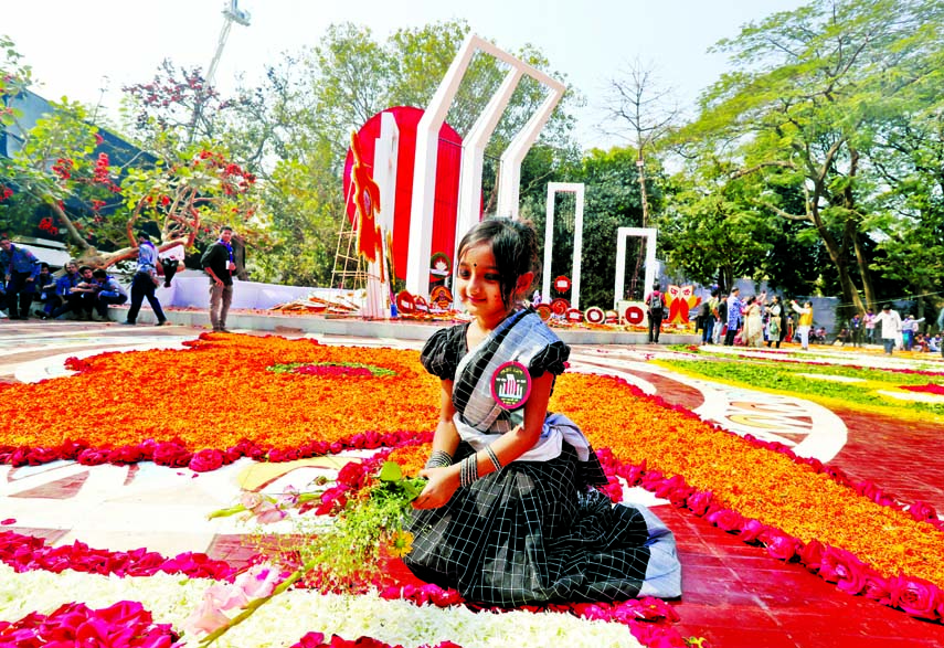 The altar of the Central Shaheed Minar was covered with flowers and wreaths as the nation observed Amar Ekushey and the International Mother Language Day on Friday.