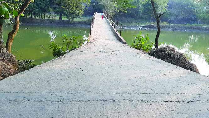 BHANGURA (Pabna): Despite having connection with paved road of north side of the foot bridge of LGED behind Naubaria village in the Upazila, the public road has been closed due to occupation of the south side connecting road.