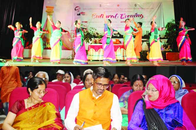 KISHOREGANJ: Indira Gandhi Cultural Centre of Indian High Commission of India in association with local administration organised a cultural function at Local Art Council Auditorium on Tuesday evening .