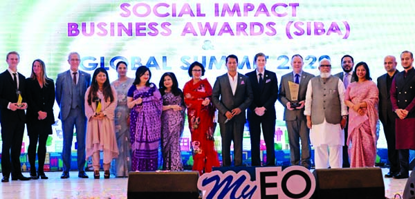 Prime Minister's private industry and investment adviser Salman F. Rahman MP, attended at 'Social Impact Business Awards-2020 ceremony orginised by Bangladesh Chapter of Entrepreneurs' Organization (EO), the global network of entrepreneurs at a hotel i