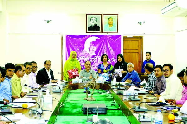 Marking the International Women's Day-2020, National Science and Technology Museum organised a discussion at its office in city's Sher-e Bangla Nagar on Tuesday. Among others, Director General Mohammad Monir Chowdhury and Deputy Director AJM Salah Uddin