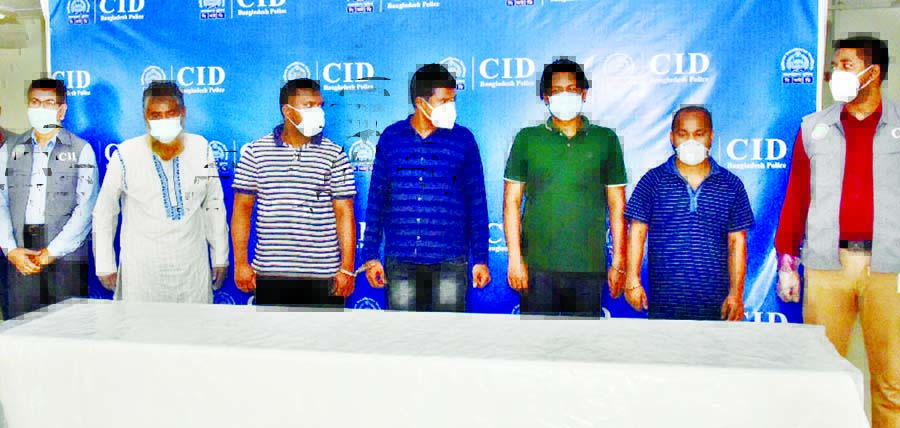 CID arrested five human traffickers from different parts of the city on Thursday.