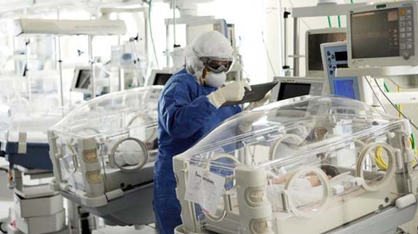 The babies are being kept in an isolation ward, similar to this one in Toluca, central Mexico. Internet