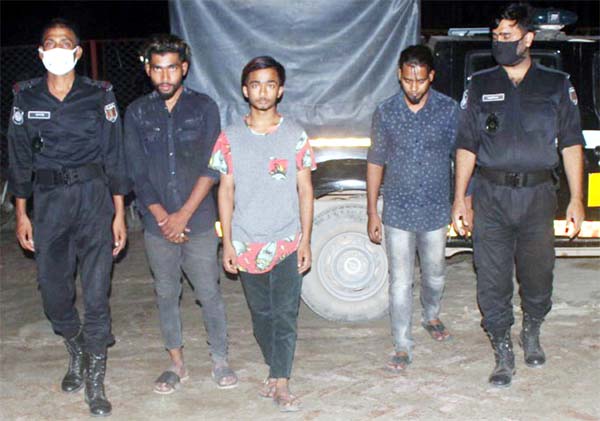 RAB-10 nabbed three criminals from South Keraniganj in Dhaka district on Friday for their alleged involvement in rape.