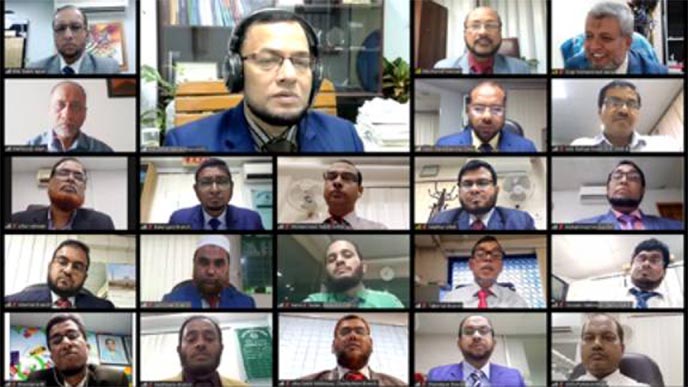 IBBL Business Development Conference holds: Barishal Zone of Islami Bank Bangladesh Limited organized Business Development Conference through virtual platform on Tuesday. Md. Omar Faruk Khan, Additional Managing Director of the bank addressed the conferen
