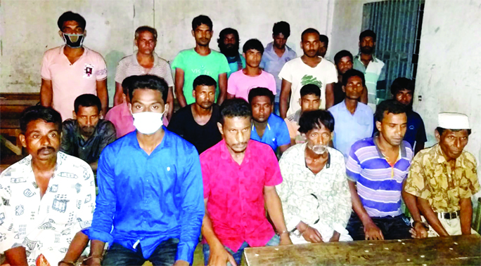 RAB members arrested 23 drug lords in a day-long anti-drug operation at Panchbibi in Joypurhat on Tuesday.