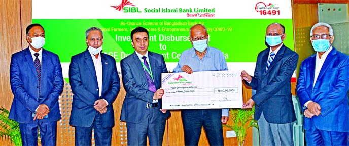 SIBL signed MoU with PAGE Development Center: Social Islami Bank Limited (SIBL) signed a MoU with PAGE Development Center, Cumilla (a Non Government Organization) at the bank's head office in the city recently. As part of the agreement, Quazi Osman Ali,