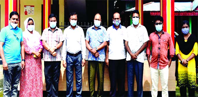 The new executive committee of Ishwarganj (in Mymensingh) Susashoner Jonno Nagorik (SUJON) was formed after the bi-ennial council of the organization on Saturday. Members of new committee pose for a photograph.