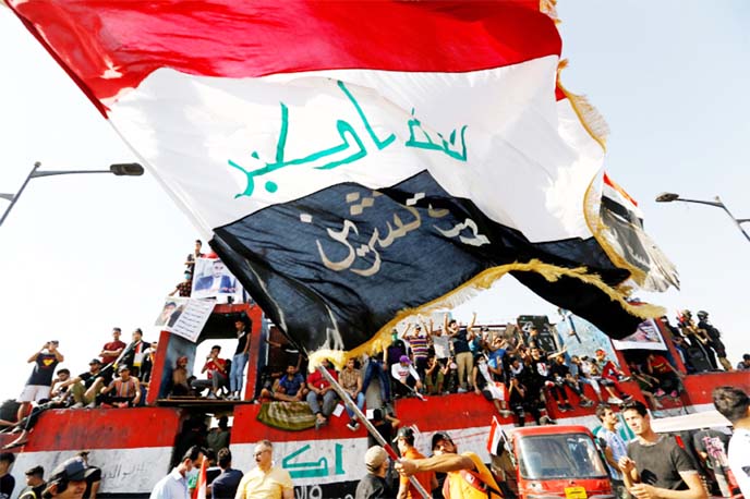 Protesters from various parts of Iraq started making their way to the capital last night for Sunday's protests.
