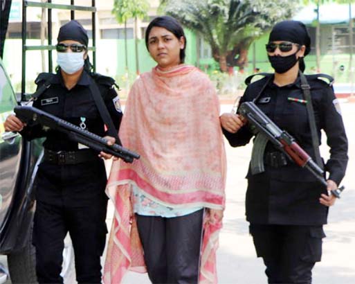 RAB-4 detains one Israt Jahan Rainy from the city's Mirpur area on Friday for her involvement in conducting anti-religious campaign through social media.