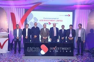 Bangladesh Securities & Exchange Commission's Chairman Professor Shibli Rubayat Ul Islam, inaugurated the UCB Investment Limited (a subsidiary of United Commercial Bank Limited) at a city hotel on Monday as chief guest. Top officials of the bank were als