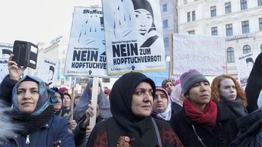 The wearing of Islamic headscarves has been a controversial topic in Austria.