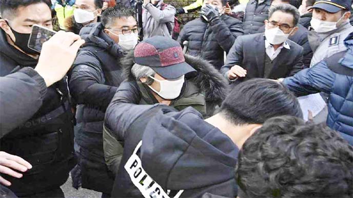 Angry protesters threw eggs and shouted insults as Cho, one of South Korea's most notorious child predators, was released from a prison in southern Seoul on Saturday.