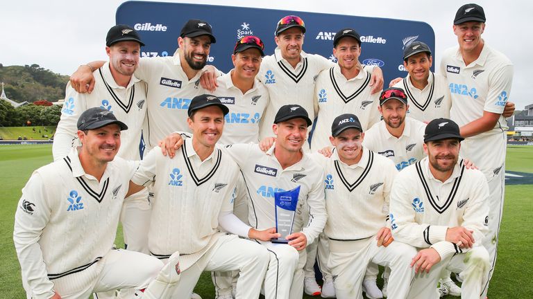 New Zealand went joint top of the ICC's Test rankings with a 2-0 series win over the West Indies on Monday.