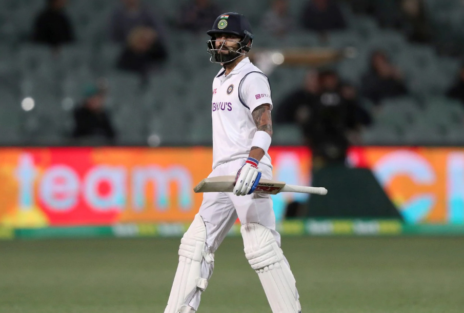 India's Virat Kohli walks off after he was run-out by Australia for 74 runs throughout their cricket take a look at match at the Adelaide Oval in Adelaide, Australia on Thursday.