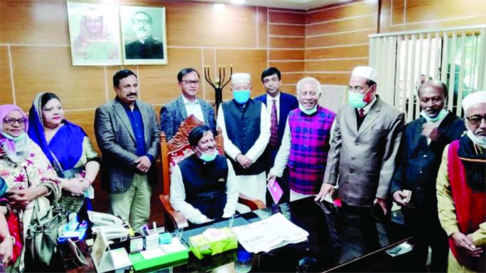 Newly elected Chairman of Feni Zila Parishad takes over charge officially on Tuesday. Feni University Trustee Board Chairman Alauddin Ahmed Chowdhury and District Awami League General Secretary Nizam Hazari were present, among others, on the occasion.