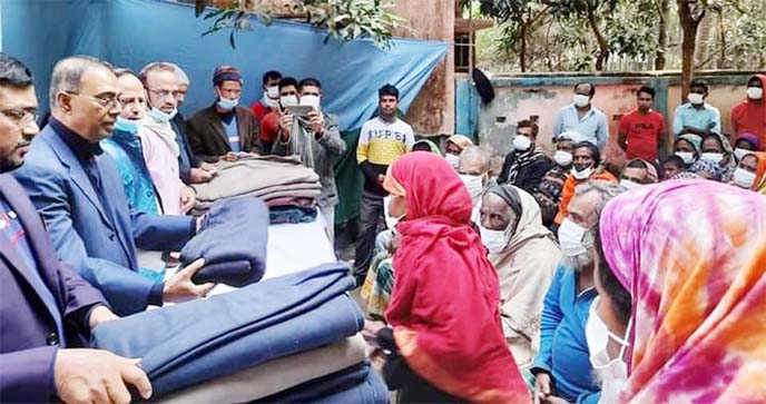Former BNP leaders of Kaliganj on Friday distributed winter clothes among the cold affected people. Albert P Costa, former acting President of Jubo Dal central committee and also the President of Bangladesh Christian Association, was present as the chief
