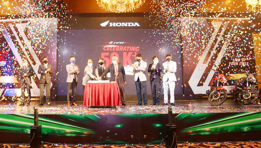 Bangladesh Honda Private Limited (BHL) launched a new model bike, new Livo, with best in class advanced in style and performance features in 110cc segment for the mass customers in a hotel in the capital on Sunday. Press release
