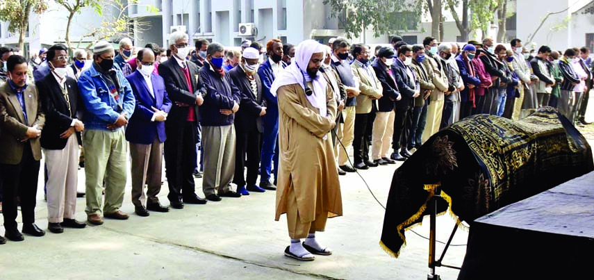 The Namaz-e-Janaza of artist and permanent member of the Jatiya Press Club Syed Lutful Haque was held on the club premises in the city on Wednesday.