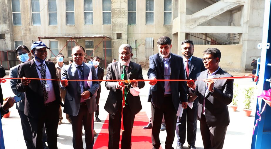 Md. Sirazul Islam, Executive Chairman of Bangladesh Investment Development Authority (BIDA), inaugurating the manufacturing of a power transformer factory by Sylvan Technologies Limited (a sister concern of PRAN-RFL Group) at Habiganj Industrial Park rece