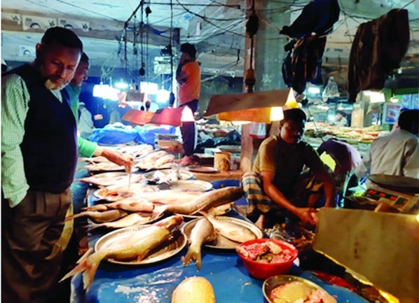 Mother fishes of different native species being sold at different markets in Kishoreganj.