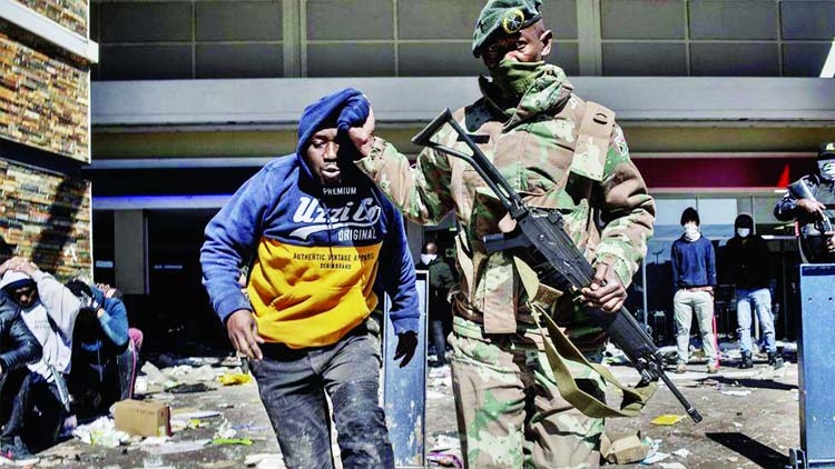 South Africa seeks to deploy 25,000 troops to curb ongoing unrest.