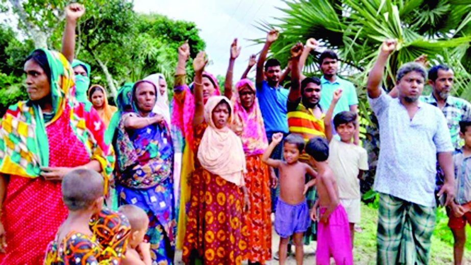 Locals in the Nayasangun area of Barishab Union in Kapasia Upazila of Gazipur express anger over a recent incident of gang-rape of a student. They demand immediate arrest of the accused though a case has been filed in the police station in this regard. Th