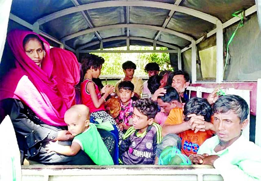 19 Rohingyas were arrested Bhasanchar of Noakhali and later handed over to Fauzderhat police outpost of Sitakunda Chattogram.