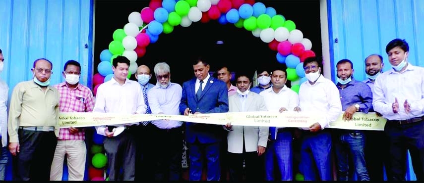 BEPZA Executive Chairman Major General Md. Nazrul Islam inaugurates the Medical Center and Global Tobacco Industry at Ishwardi EPZ on Thursday.