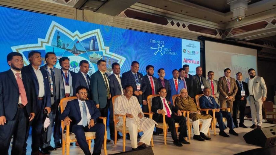 Commerce Minister Tipu Munshi and Expatriate Welfare and Employment Minister Imran Ahmed attended the 2nd Global Business Summit organized by the NRB CIP Association held at a hotel in Dubai, United Arab Emirates recently.