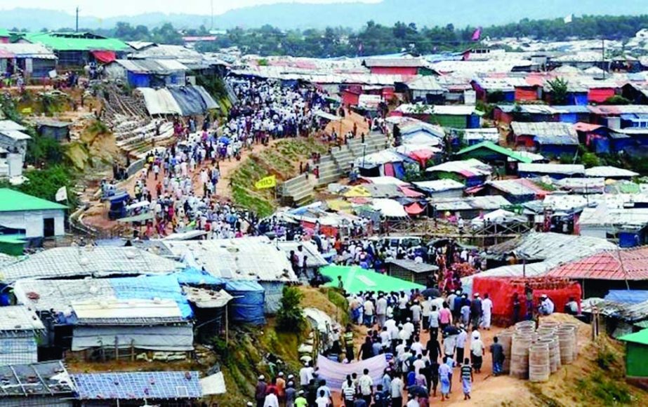 More than a million Rohingyas live in a cluster of camps in Cox's Bazar, with most having fled Myanmar during a military crackdown in 2017. Agency photo