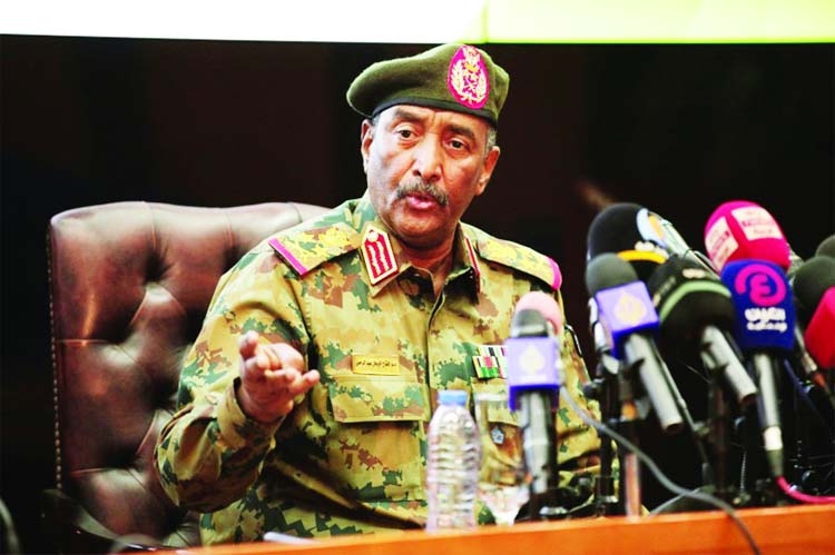 General Abdel Fattah al-Burhan on Monday dissolved the transitional government and the Sovereign Council.